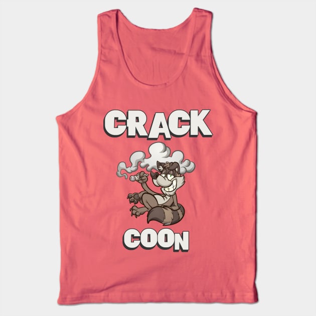 Crack Coon Tank Top by Etopix